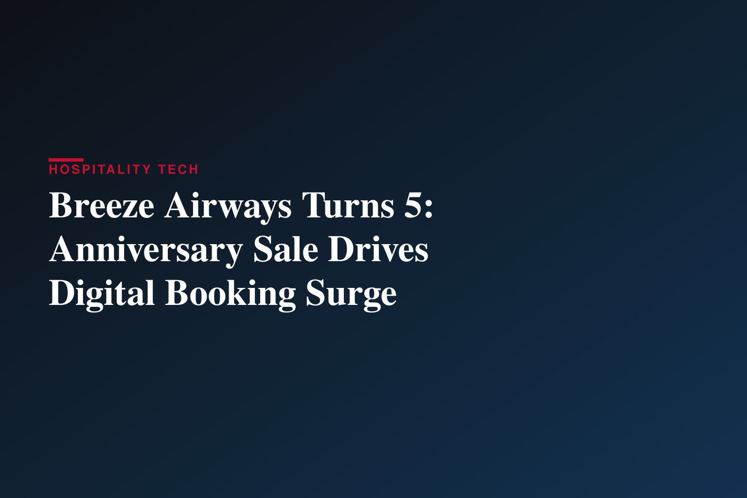 Breeze Airways Celebrates Five Years of Making Air Travel Seriously Nice™