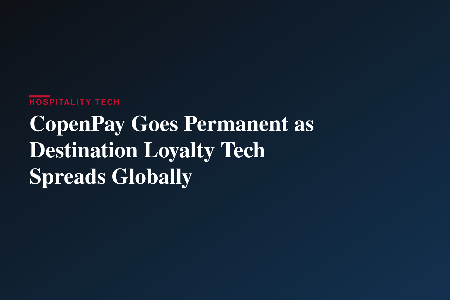 Copenhagen Expands CopenPay Year-Round and Takes Tourist Rewards Global