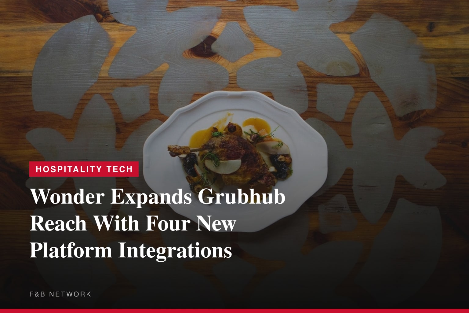Wonder Expands Grubhub Reach With Four New Platform Integrations